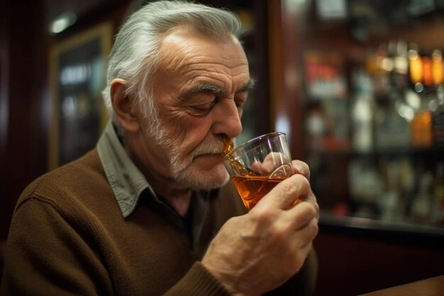 Алкоголизм у пожилых людей